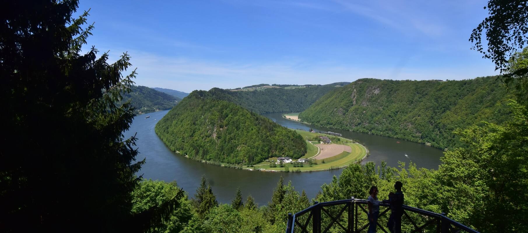 Archiv Foto Webcam Schlögener Schlinge im Oberen Donautal