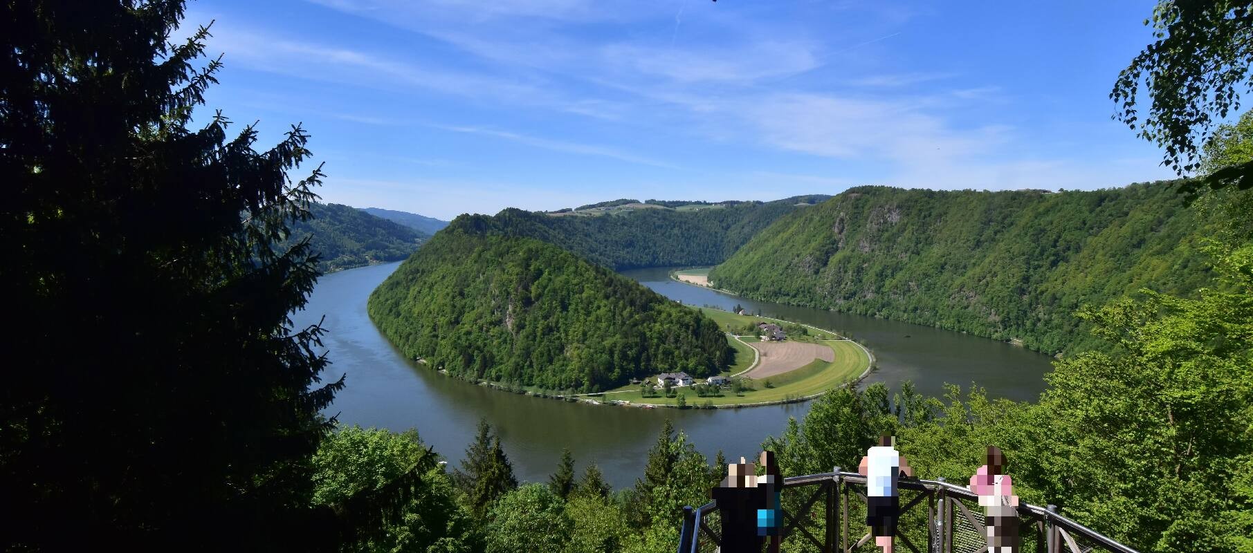 Archiv Foto Webcam Schlögener Schlinge im Oberen Donautal