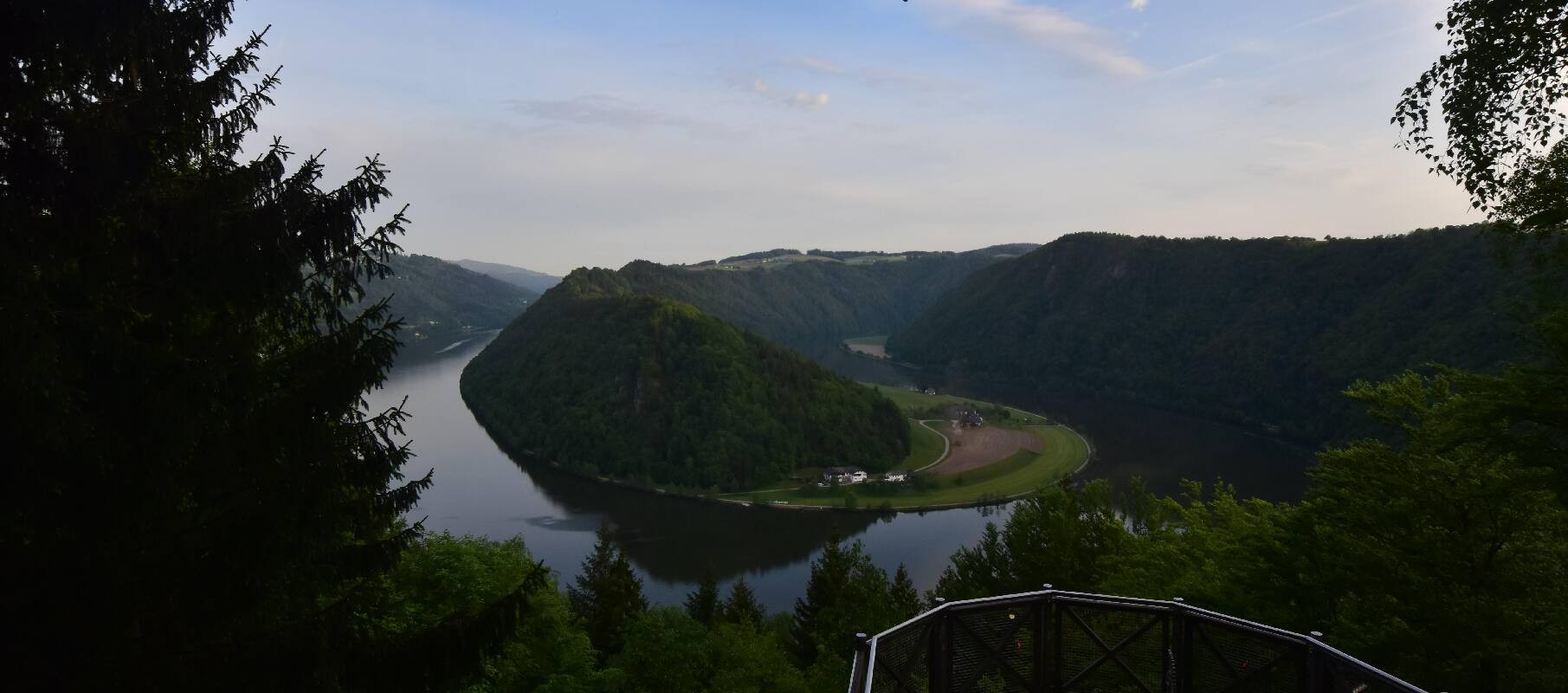 Archiv Foto Webcam Schlögener Schlinge im Oberen Donautal