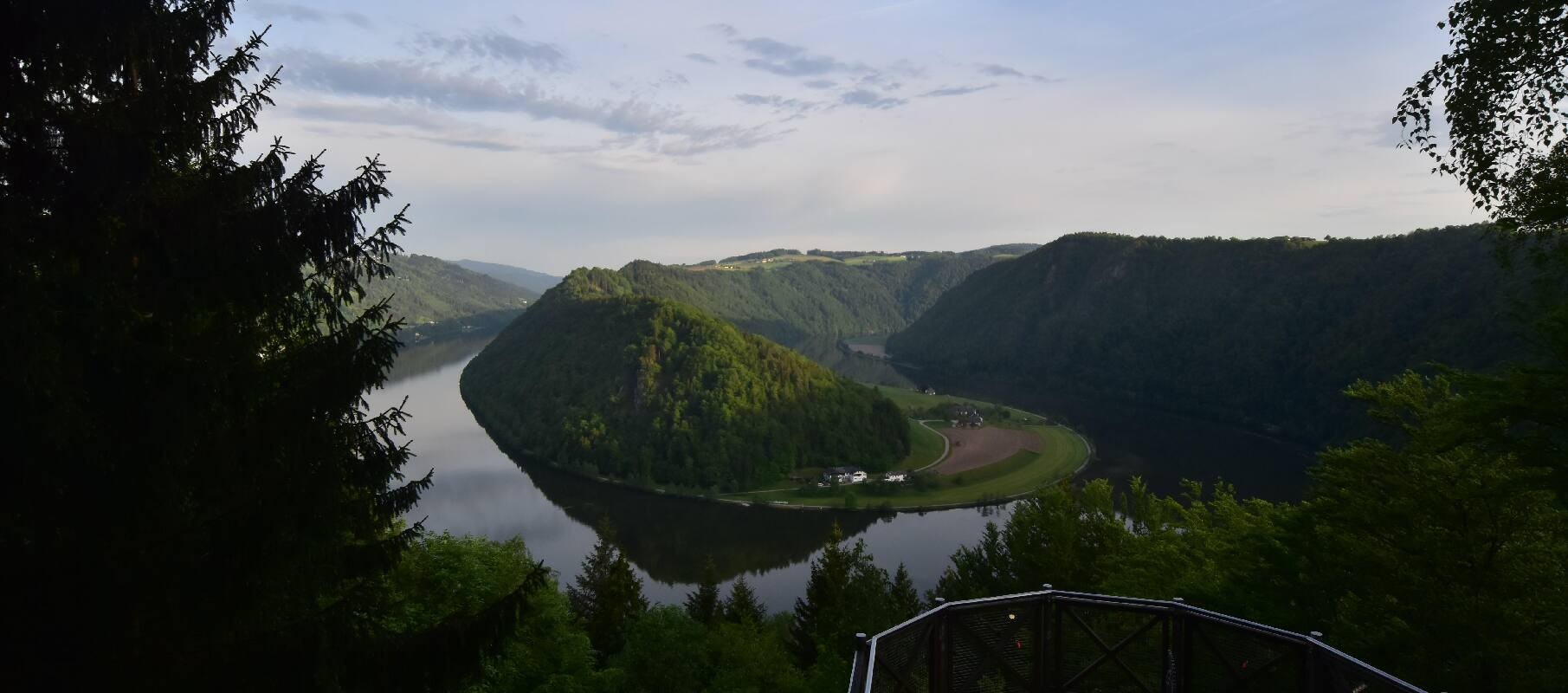 Archiv Foto Webcam Schlögener Schlinge im Oberen Donautal