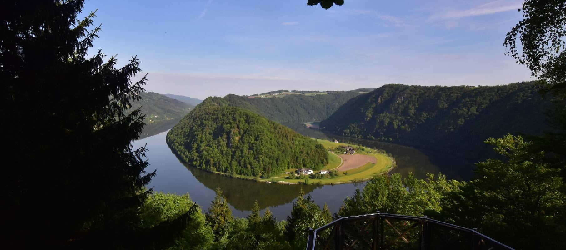 Archiv Foto Webcam Schlögener Schlinge im Oberen Donautal