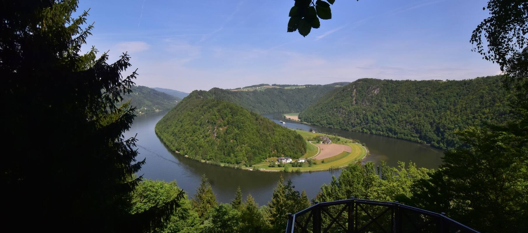 Archiv Foto Webcam Schlögener Schlinge im Oberen Donautal