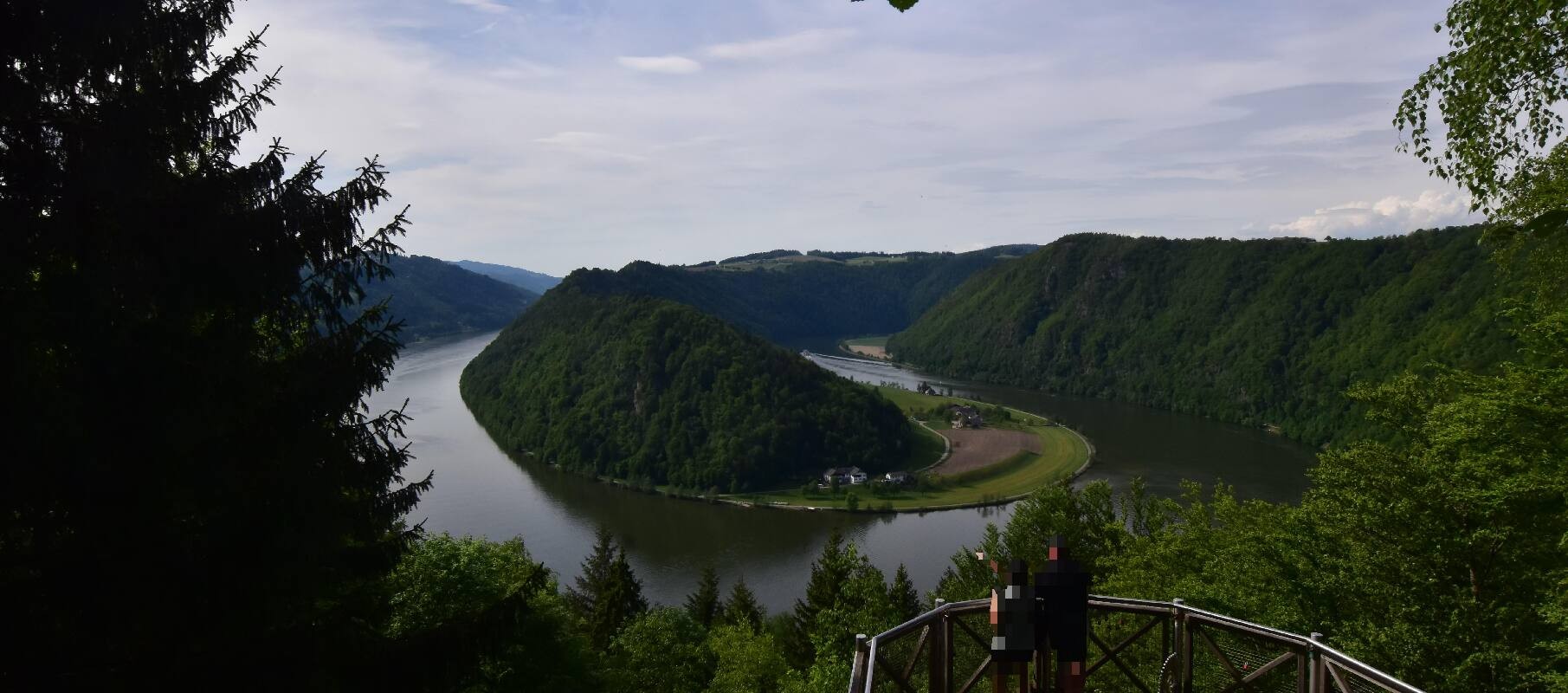 Archiv Foto Webcam Schlögener Schlinge im Oberen Donautal