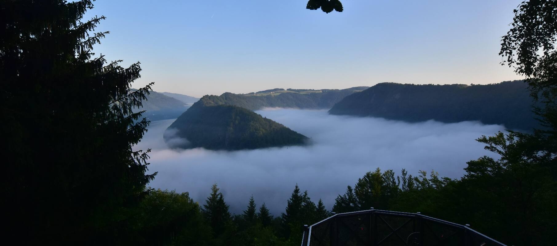 Archiv Foto Webcam Schlögener Schlinge im Oberen Donautal