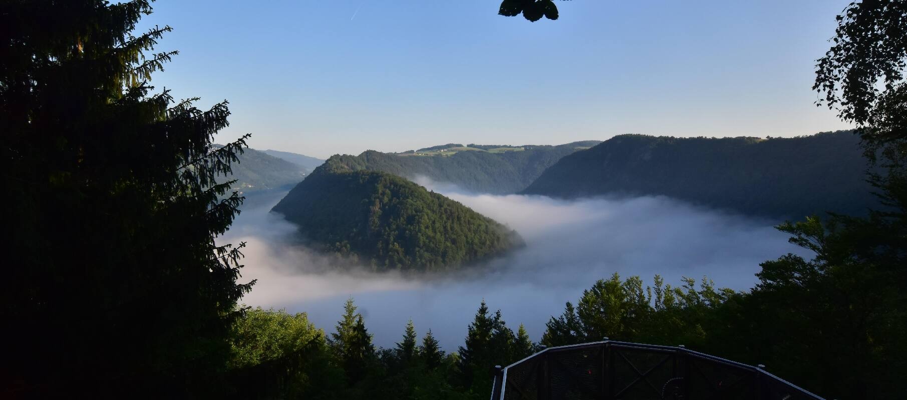 Archiv Foto Webcam Schlögener Schlinge im Oberen Donautal