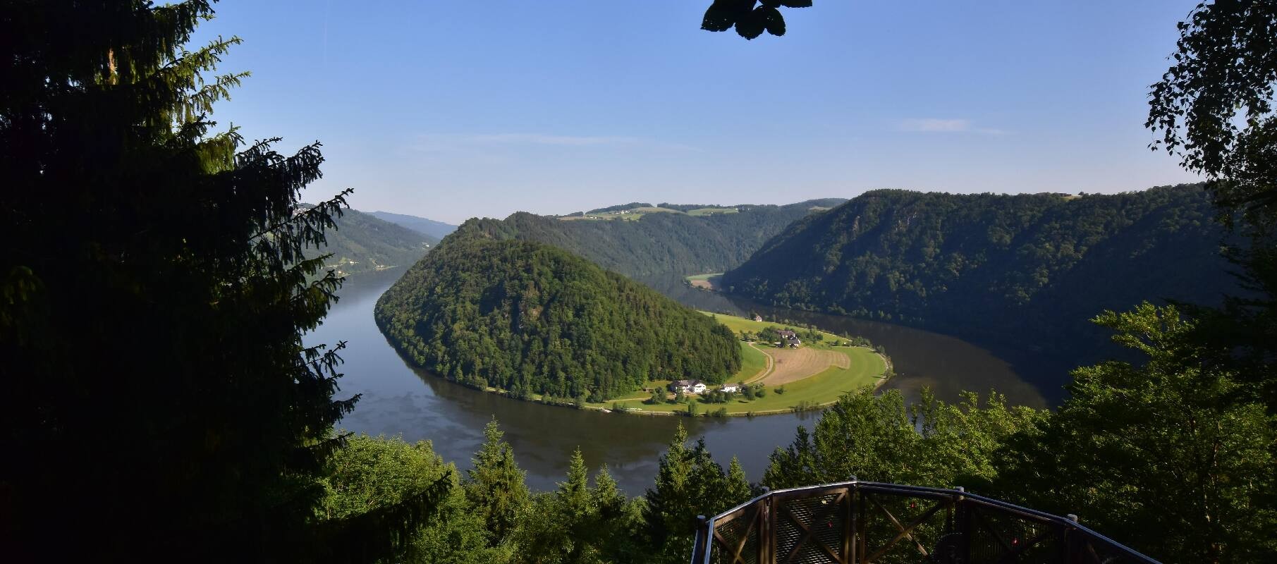 Archiv Foto Webcam Schlögener Schlinge im Oberen Donautal