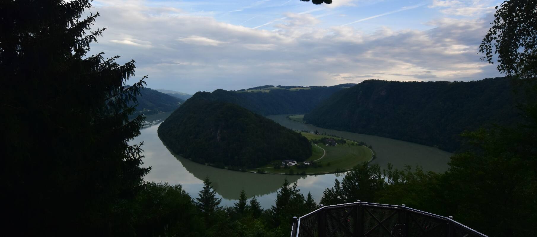 Archiv Foto Webcam Schlögener Schlinge im Oberen Donautal