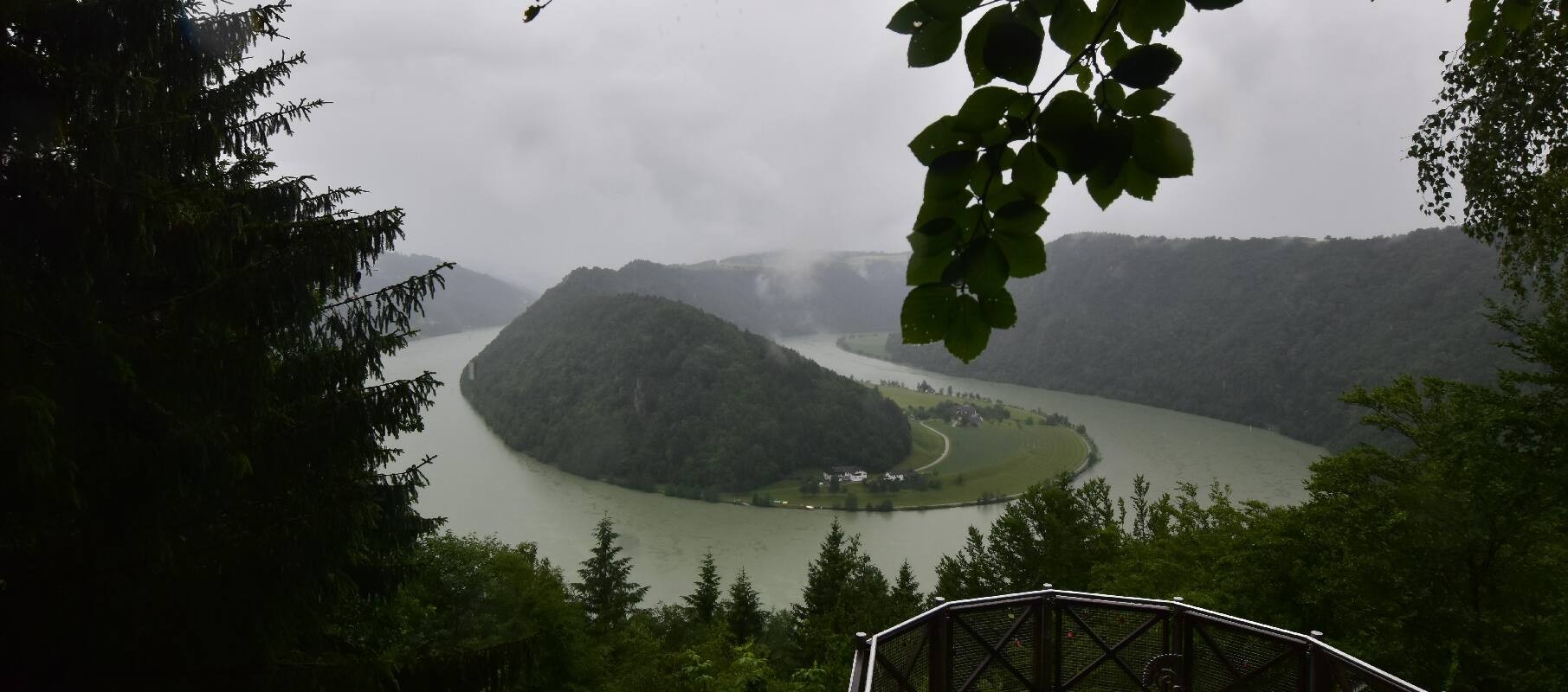 Archiv Foto Webcam Schlögener Schlinge im Oberen Donautal