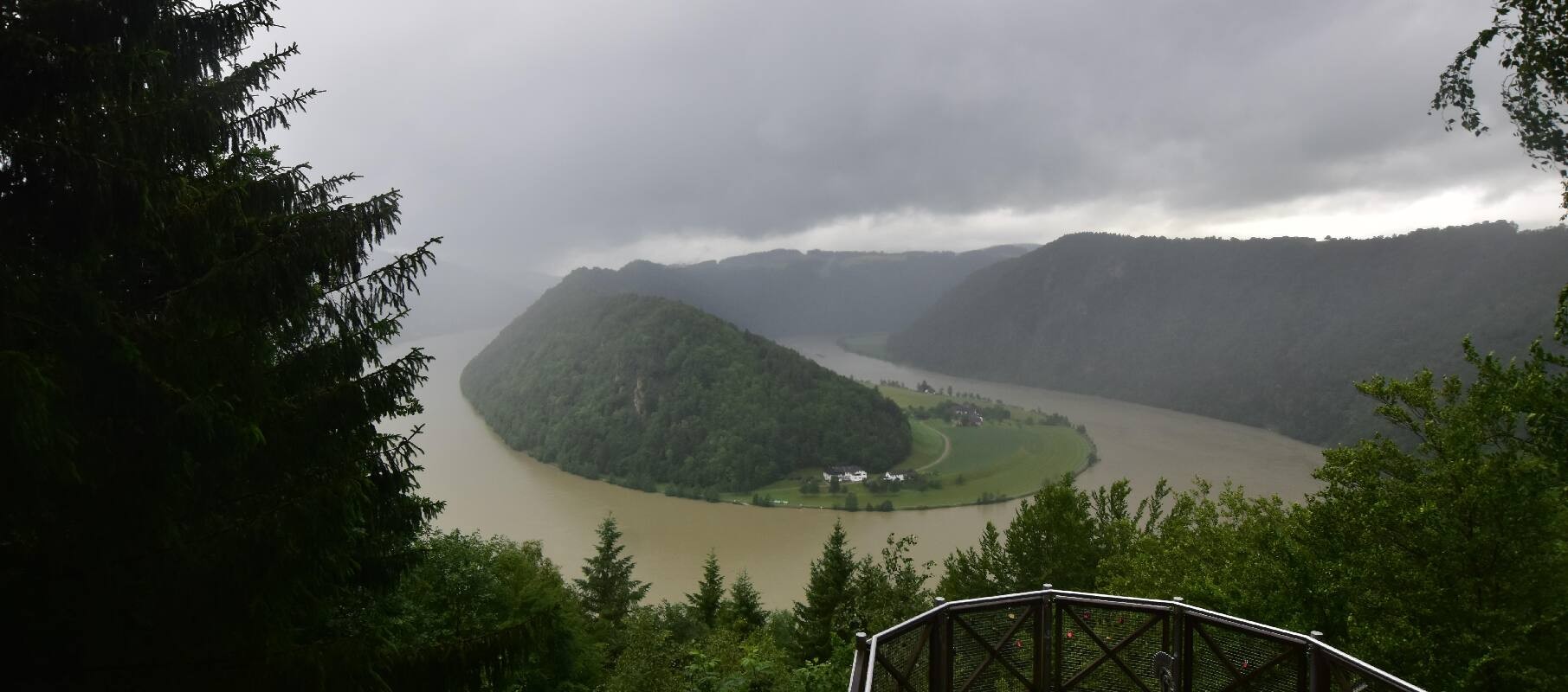 Archived image Webcam Haibach: Schlögener Donauschlinge