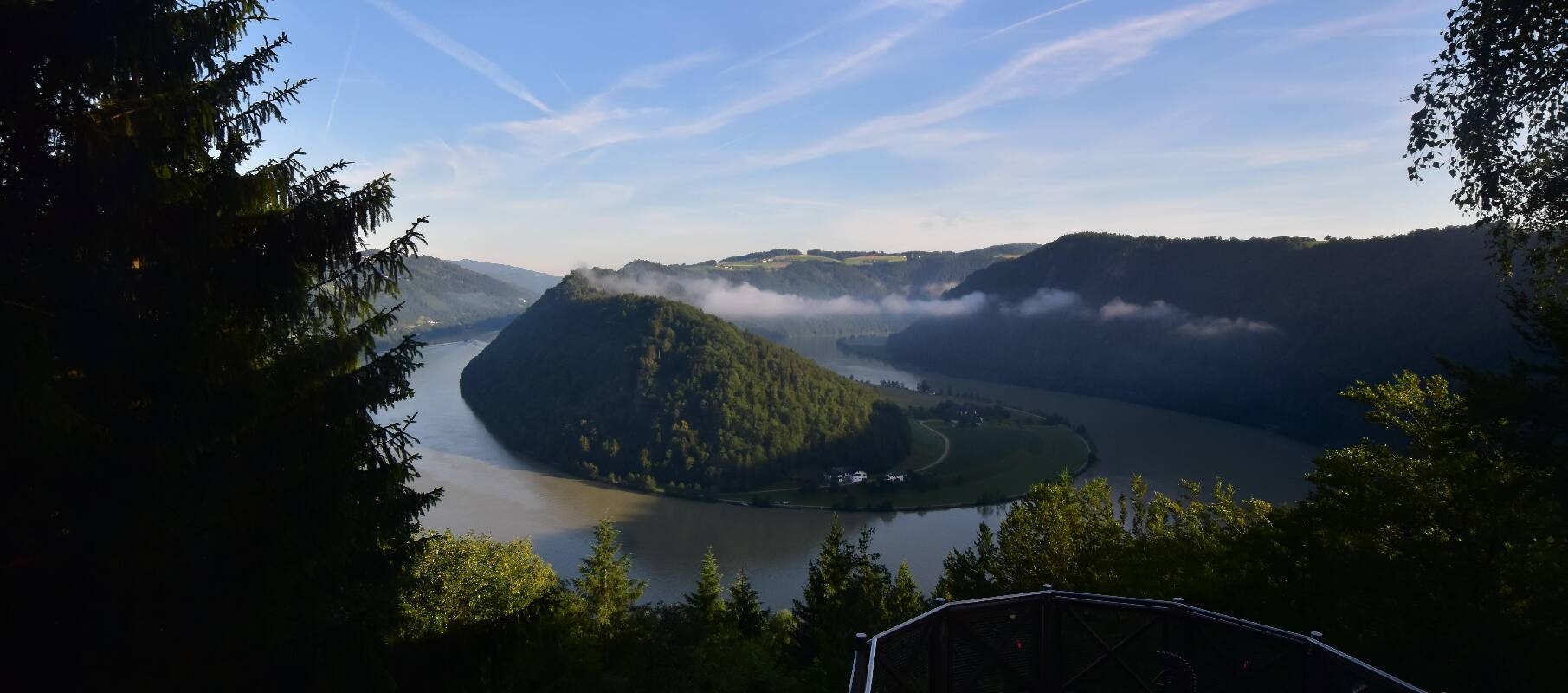 Archiv Foto Webcam Schlögener Schlinge im Oberen Donautal