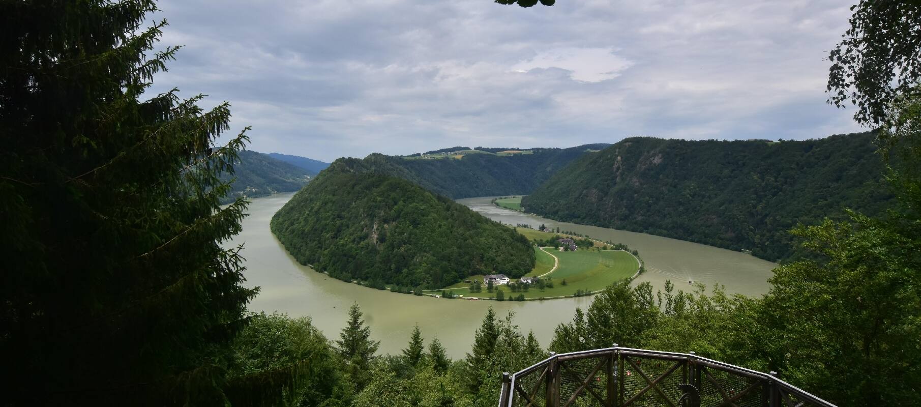 Archiv Foto Webcam Schlögener Schlinge im Oberen Donautal
