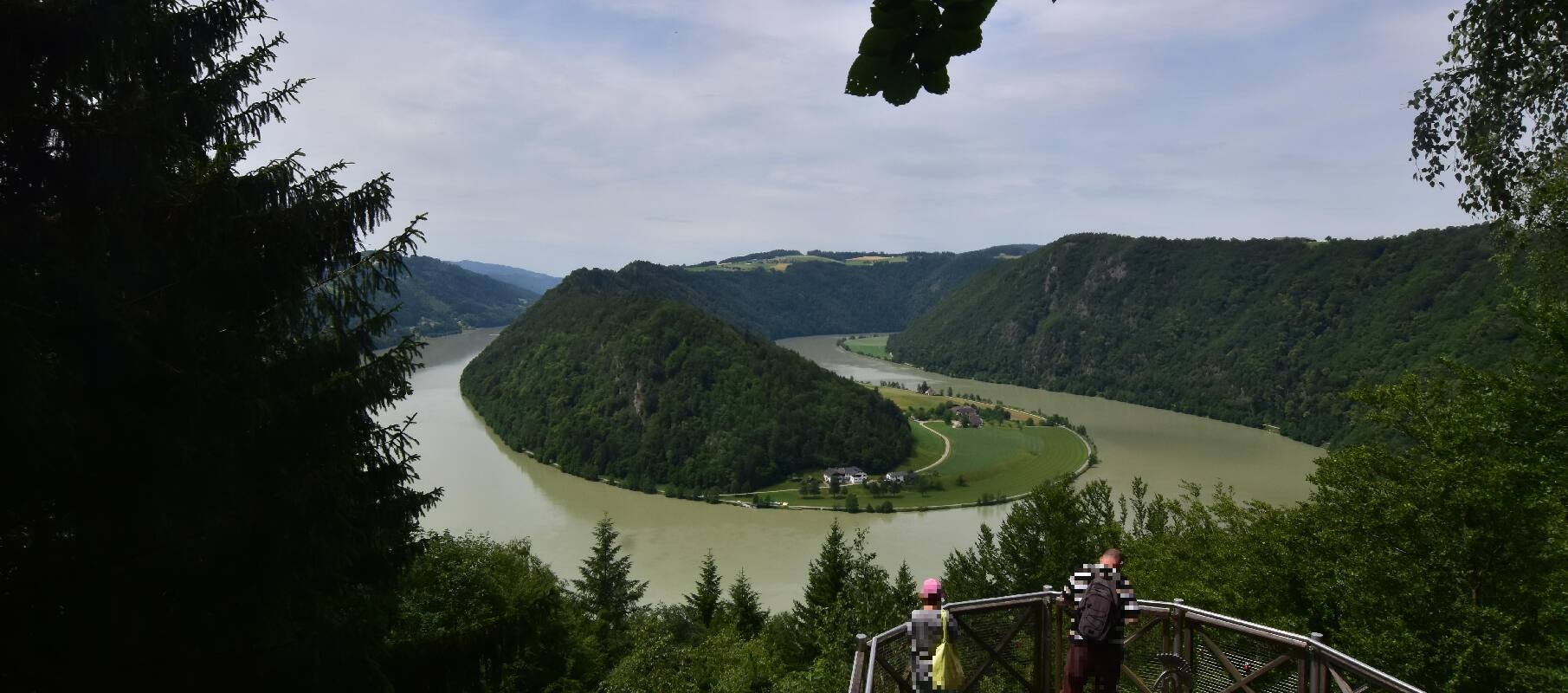 Archiv Foto Webcam Schlögener Schlinge im Oberen Donautal