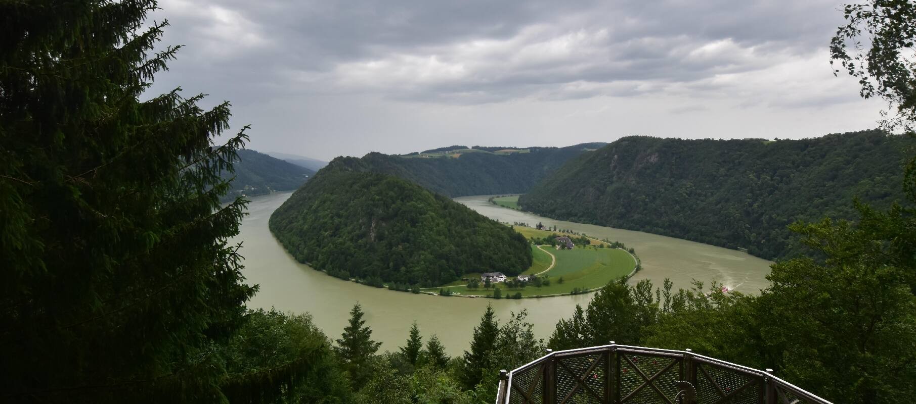 Archiv Foto Webcam Schlögener Schlinge im Oberen Donautal