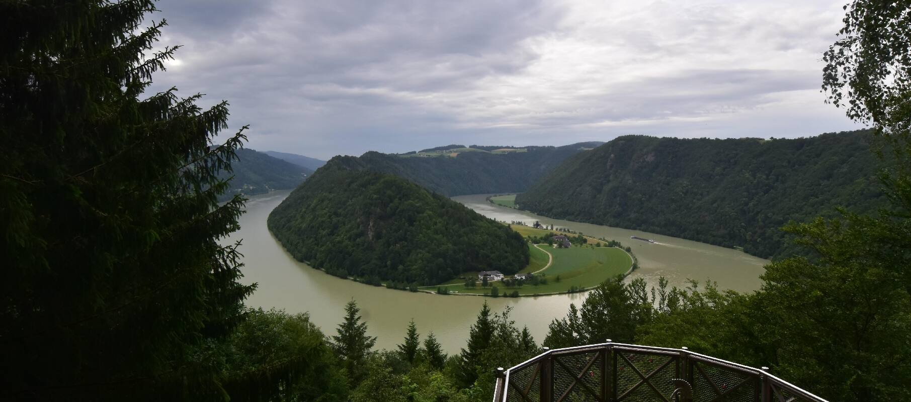 Archiv Foto Webcam Schlögener Schlinge im Oberen Donautal