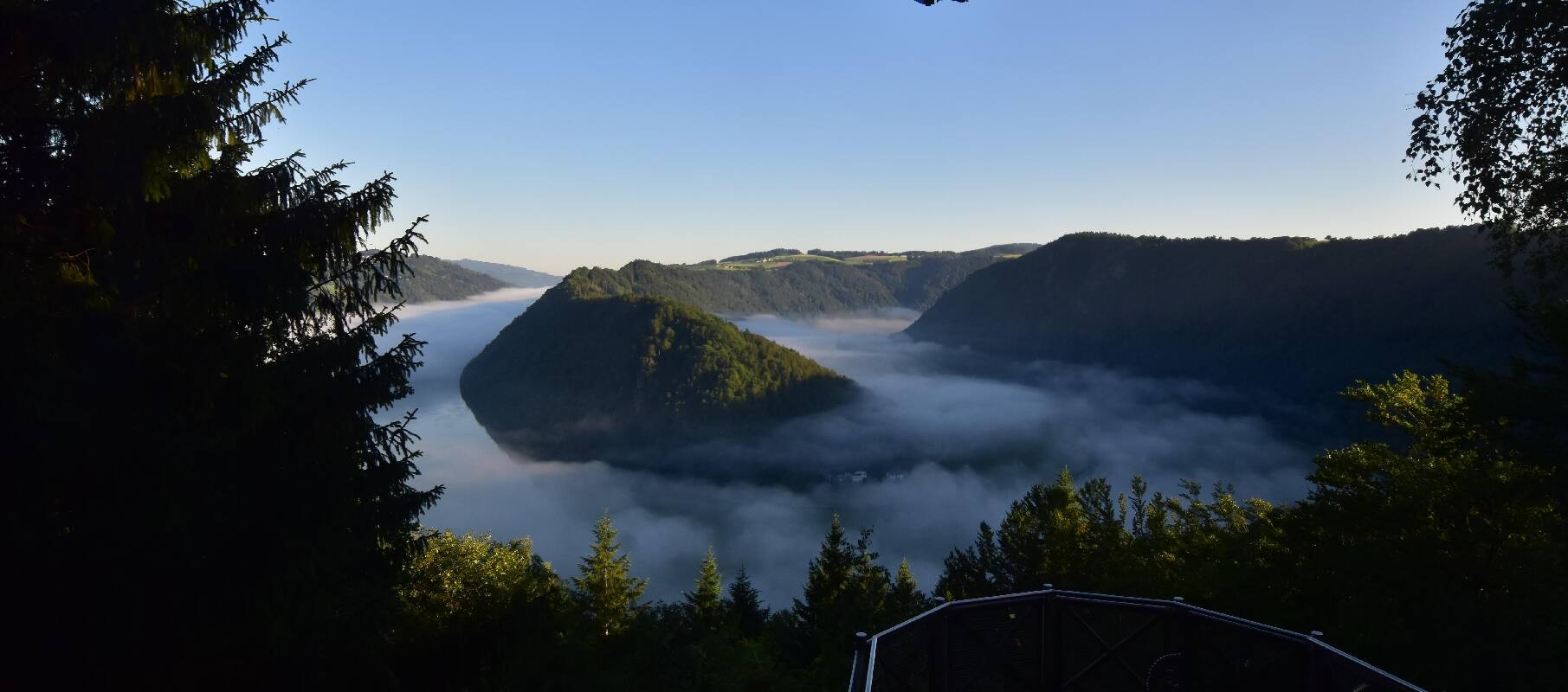 Archiv Foto Webcam Schlögener Schlinge im Oberen Donautal