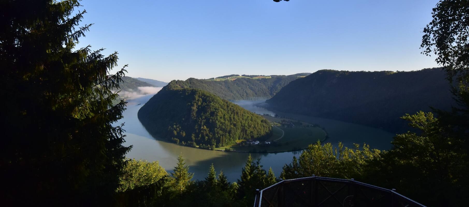 Archiv Foto Webcam Schlögener Schlinge im Oberen Donautal