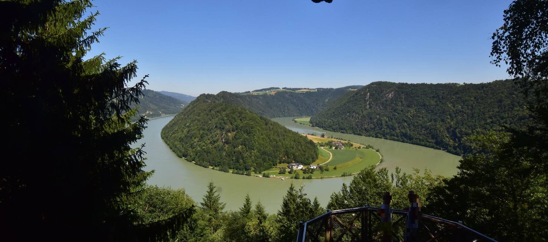 Archiv Foto Webcam Schlögener Schlinge im Oberen Donautal