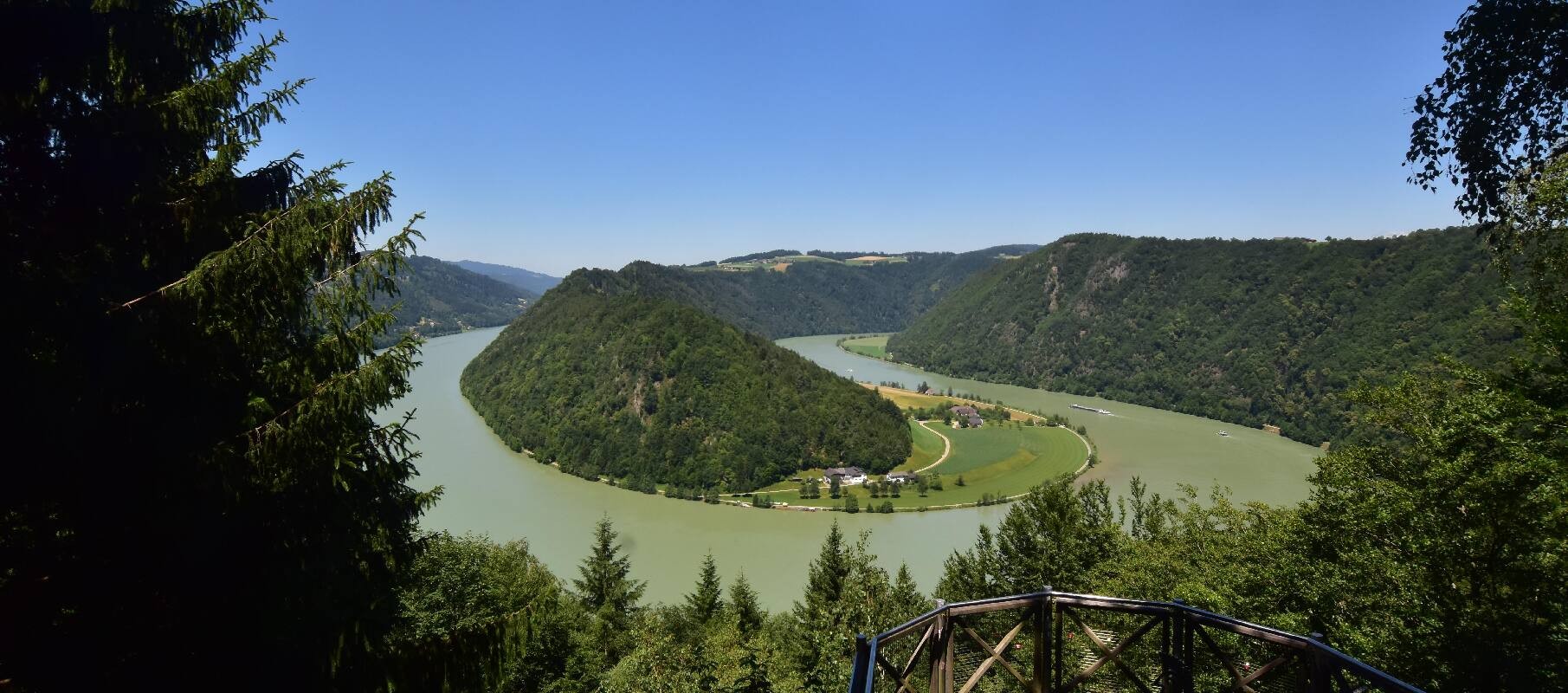 Archiv Foto Webcam Schlögener Schlinge im Oberen Donautal