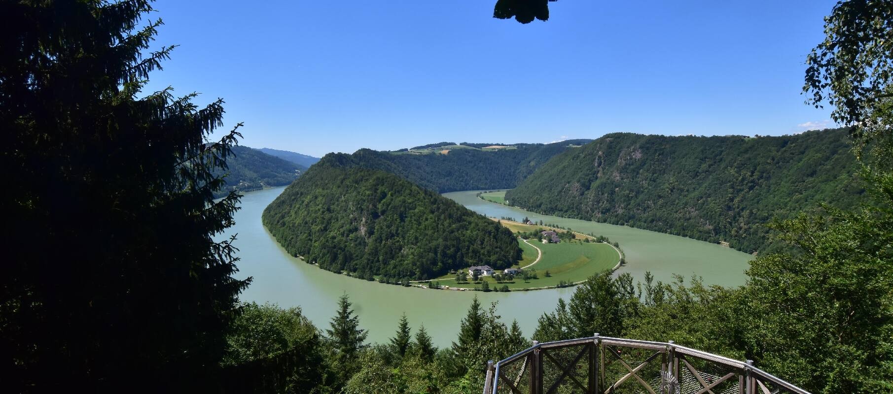 Archiv Foto Webcam Schlögener Schlinge im Oberen Donautal