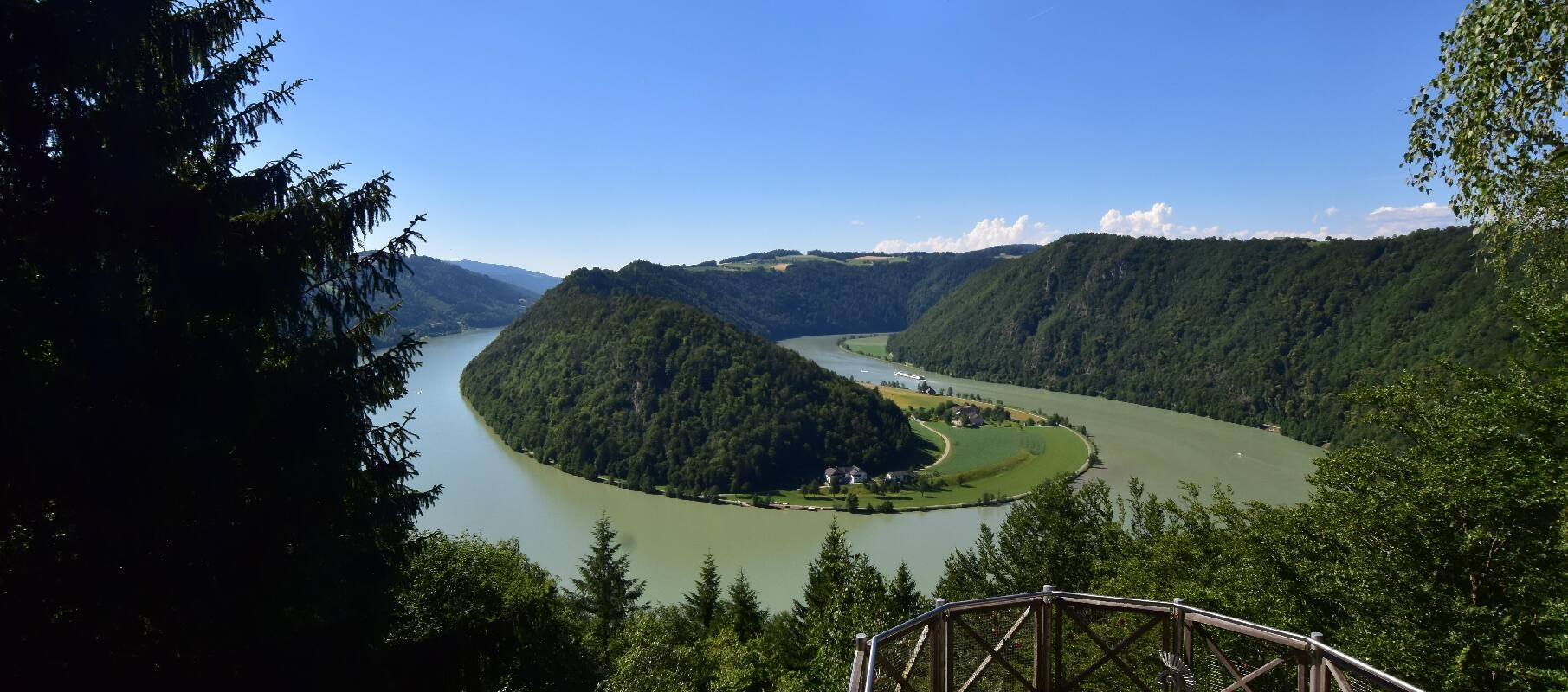 Archiv Foto Webcam Schlögener Schlinge im Oberen Donautal