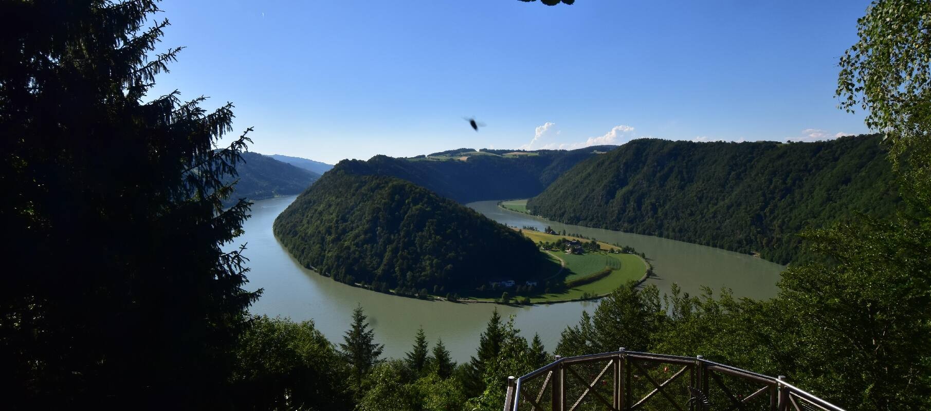 Archiv Foto Webcam Schlögener Schlinge im Oberen Donautal