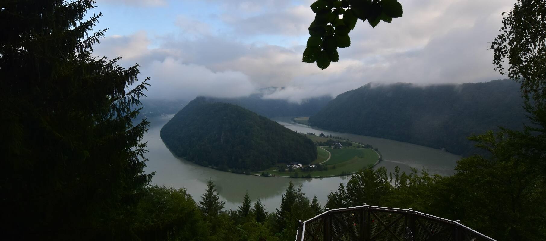 Archiv Foto Webcam Schlögener Schlinge im Oberen Donautal