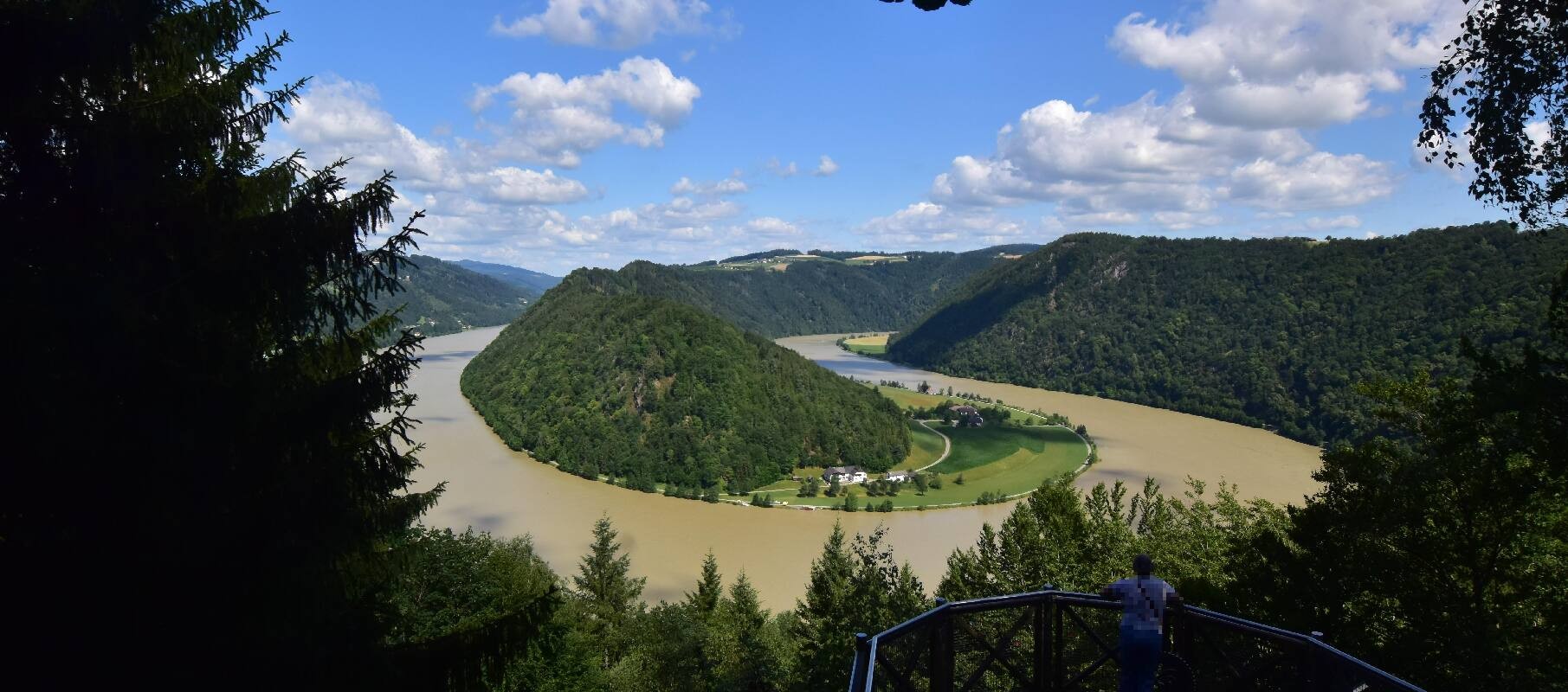Archived image Webcam Haibach: Schlögener Donauschlinge