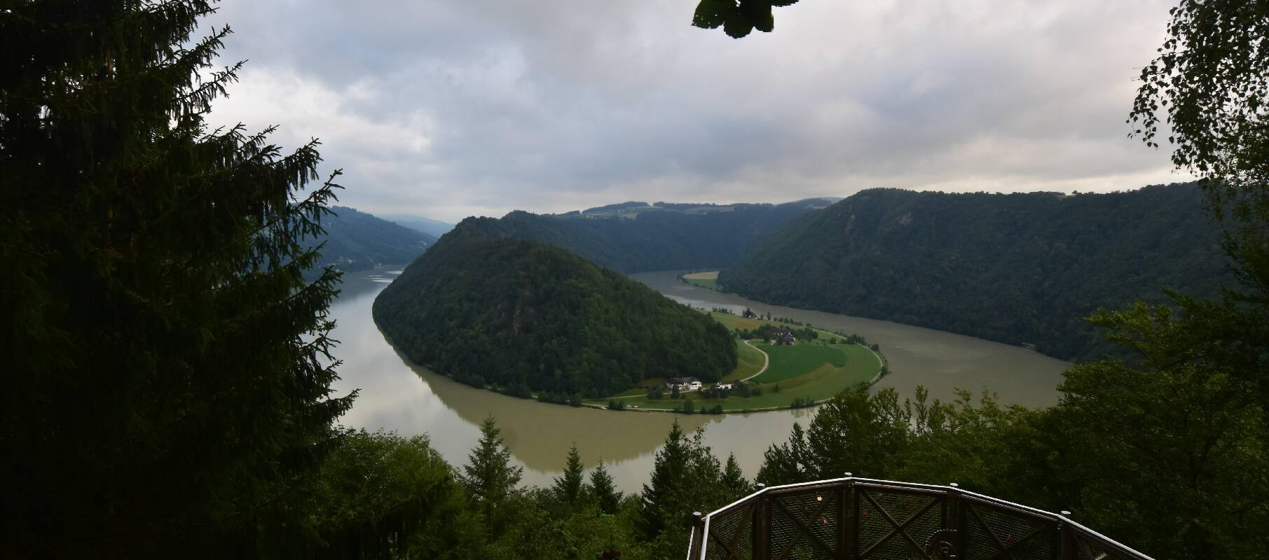 Archiv Foto Webcam Schlögener Schlinge im Oberen Donautal