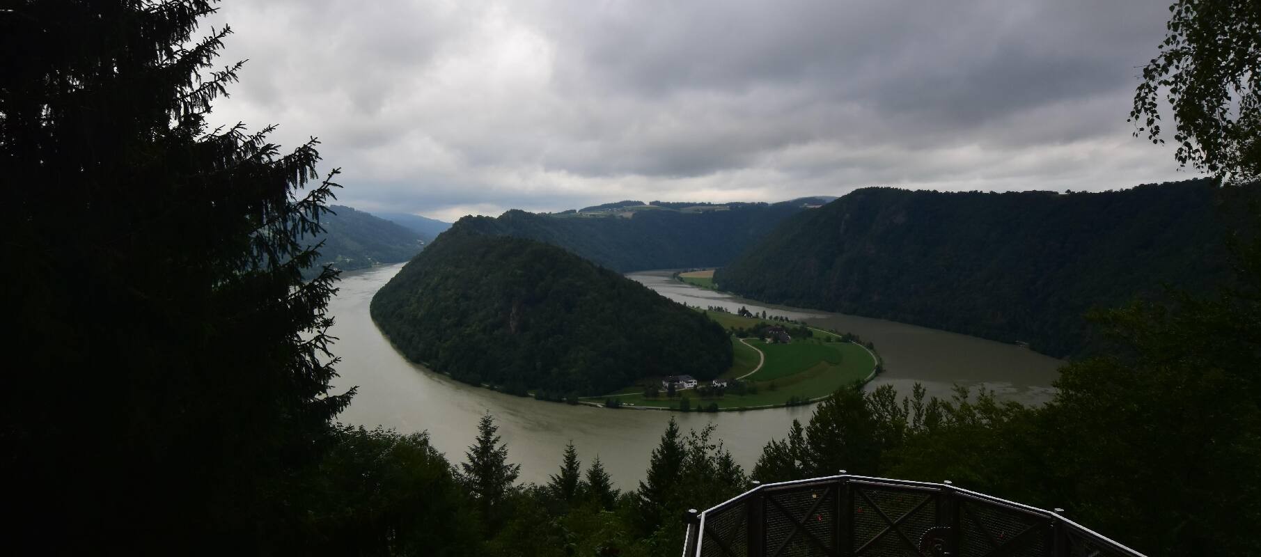 Archiv Foto Webcam Schlögener Schlinge im Oberen Donautal