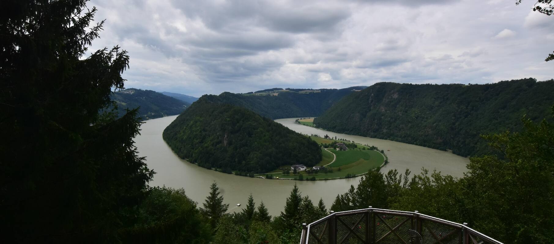 Archiv Foto Webcam Schlögener Schlinge im Oberen Donautal