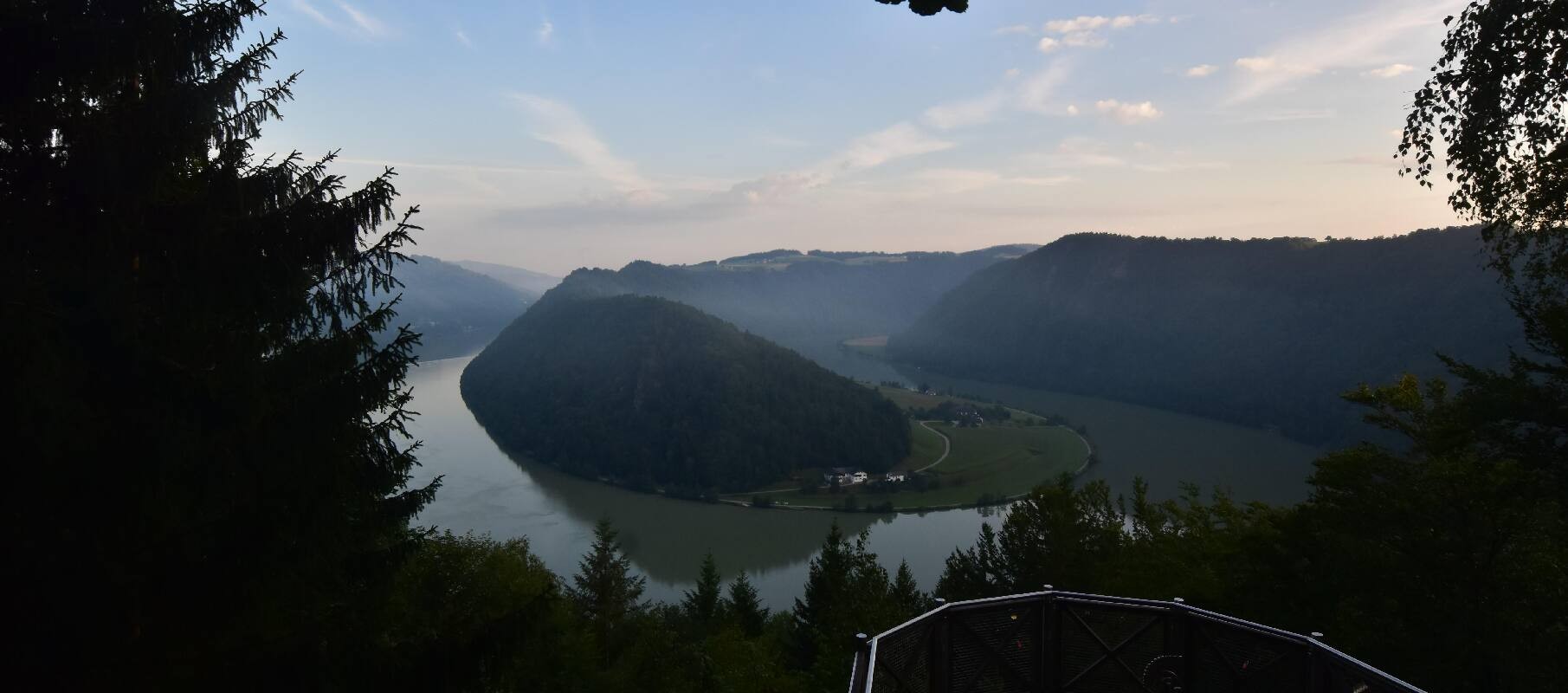 Archiv Foto Webcam Schlögener Schlinge im Oberen Donautal