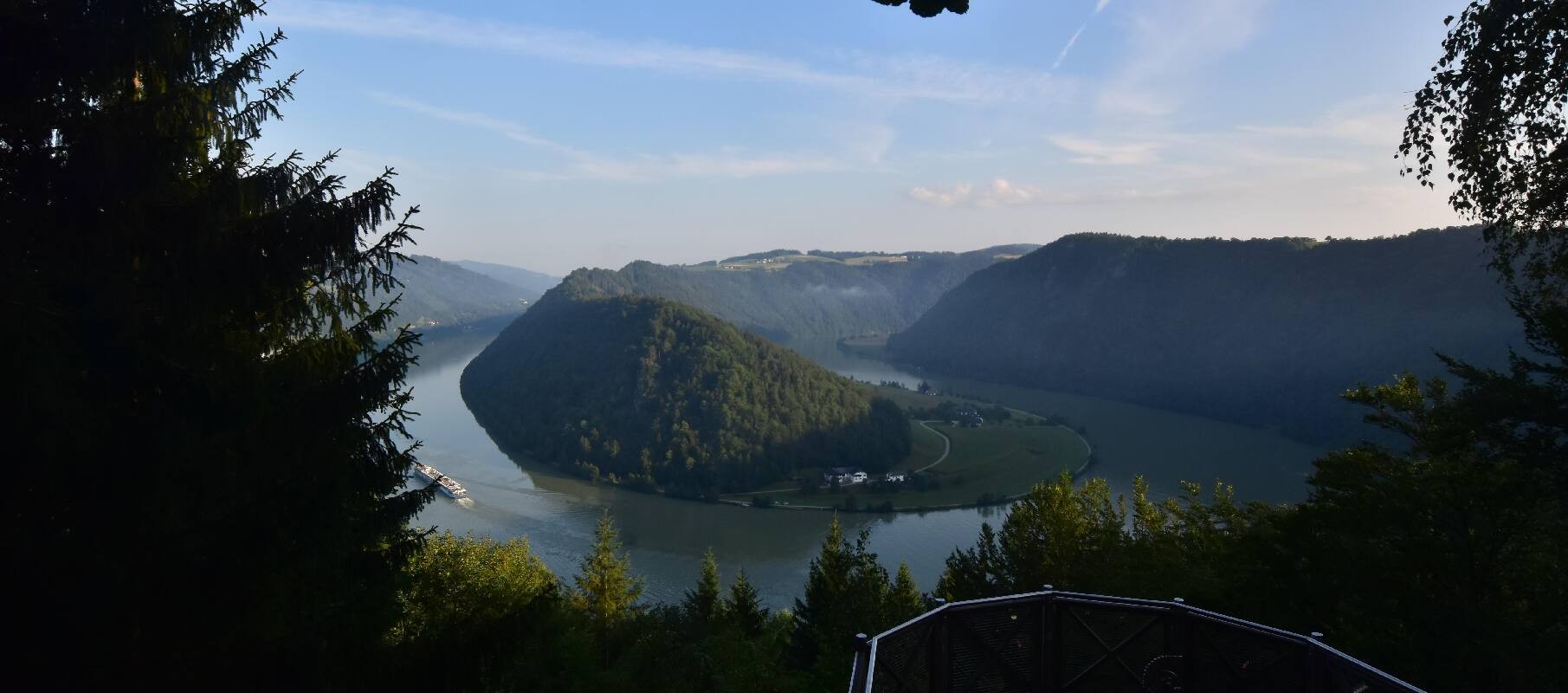 Archiv Foto Webcam Schlögener Schlinge im Oberen Donautal
