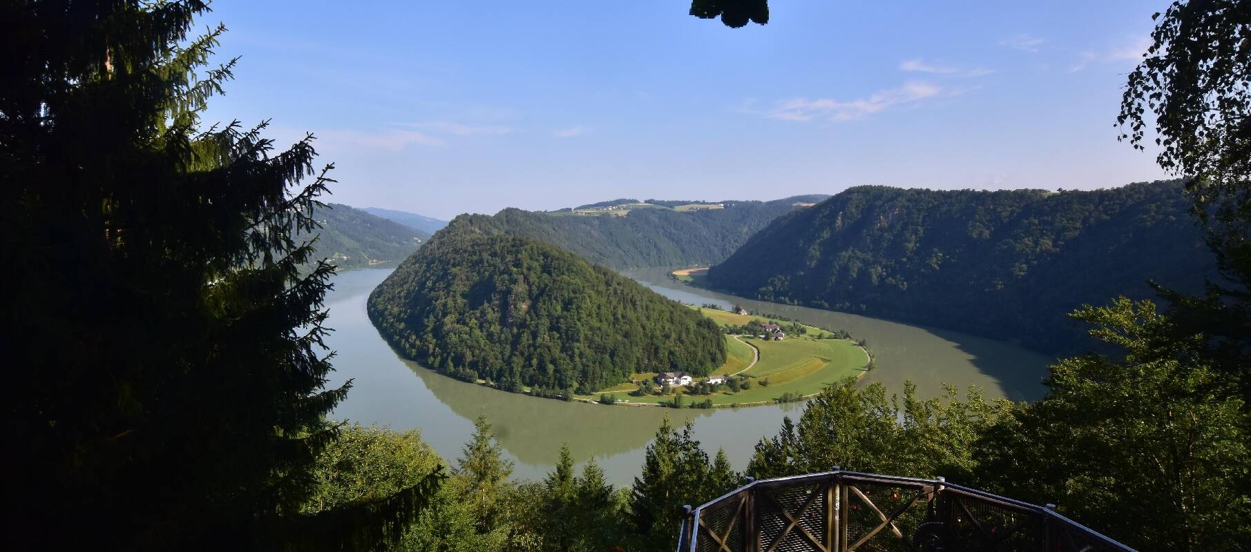 Archiv Foto Webcam Schlögener Schlinge im Oberen Donautal