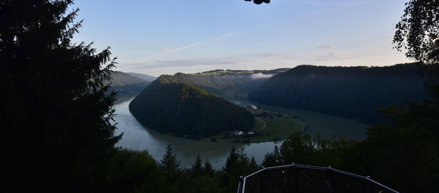 Archiv Foto Webcam Schlögener Schlinge im Oberen Donautal