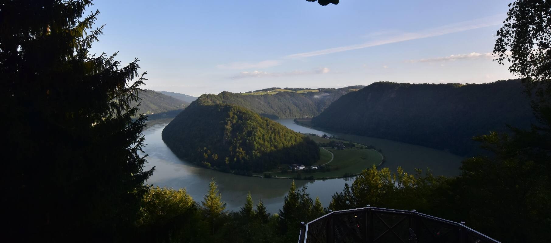 Archiv Foto Webcam Schlögener Schlinge im Oberen Donautal
