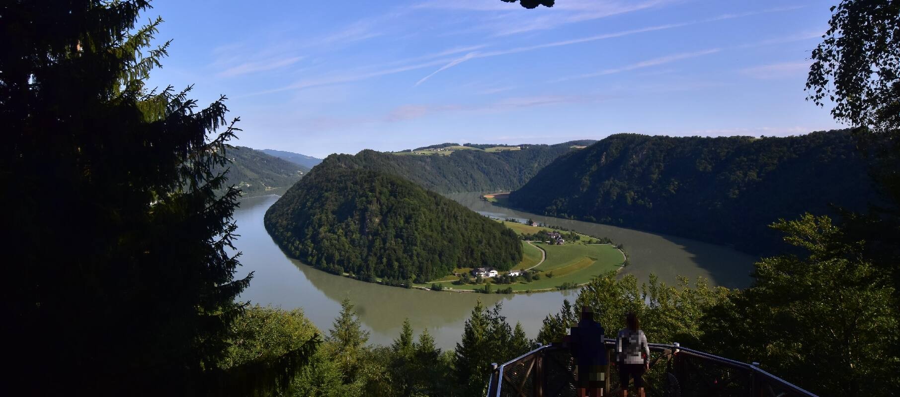 Archiv Foto Webcam Schlögener Schlinge im Oberen Donautal
