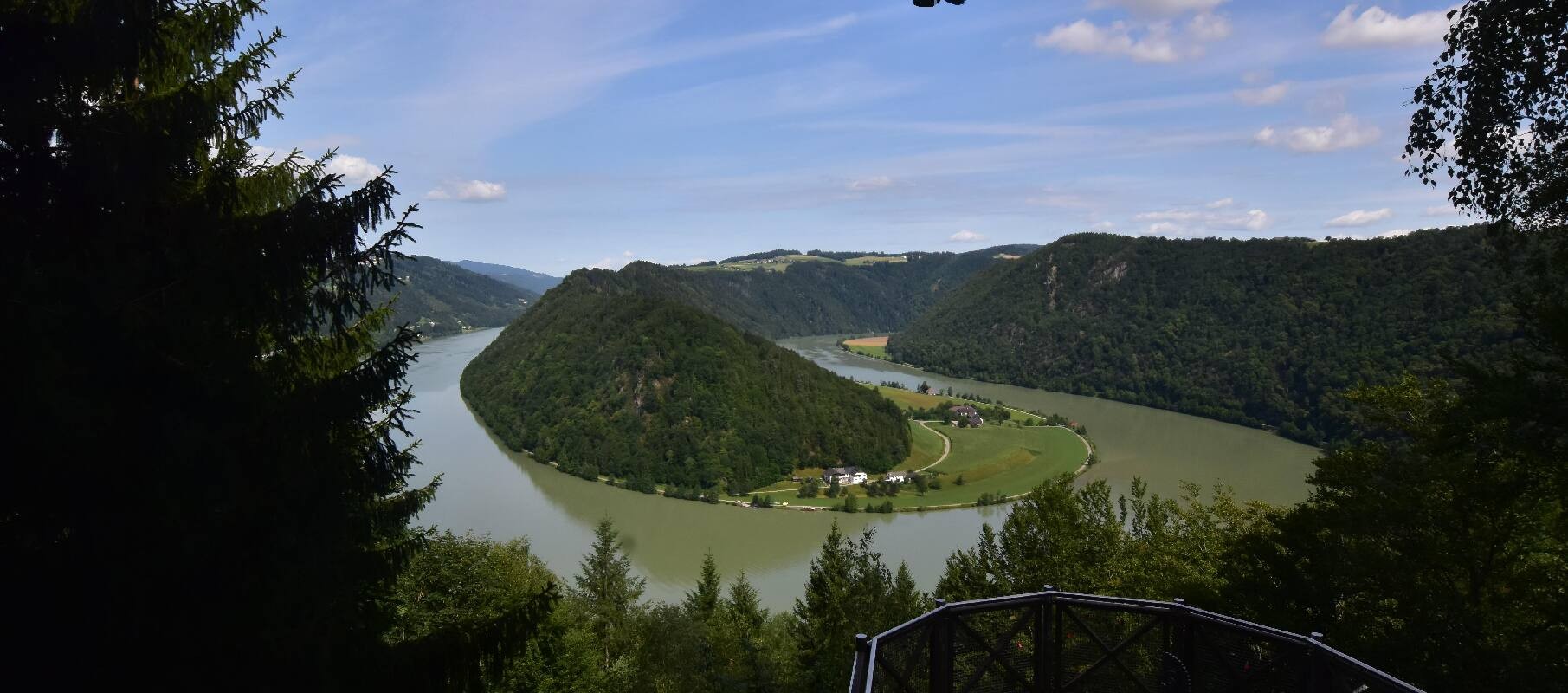 Archiv Foto Webcam Schlögener Schlinge im Oberen Donautal