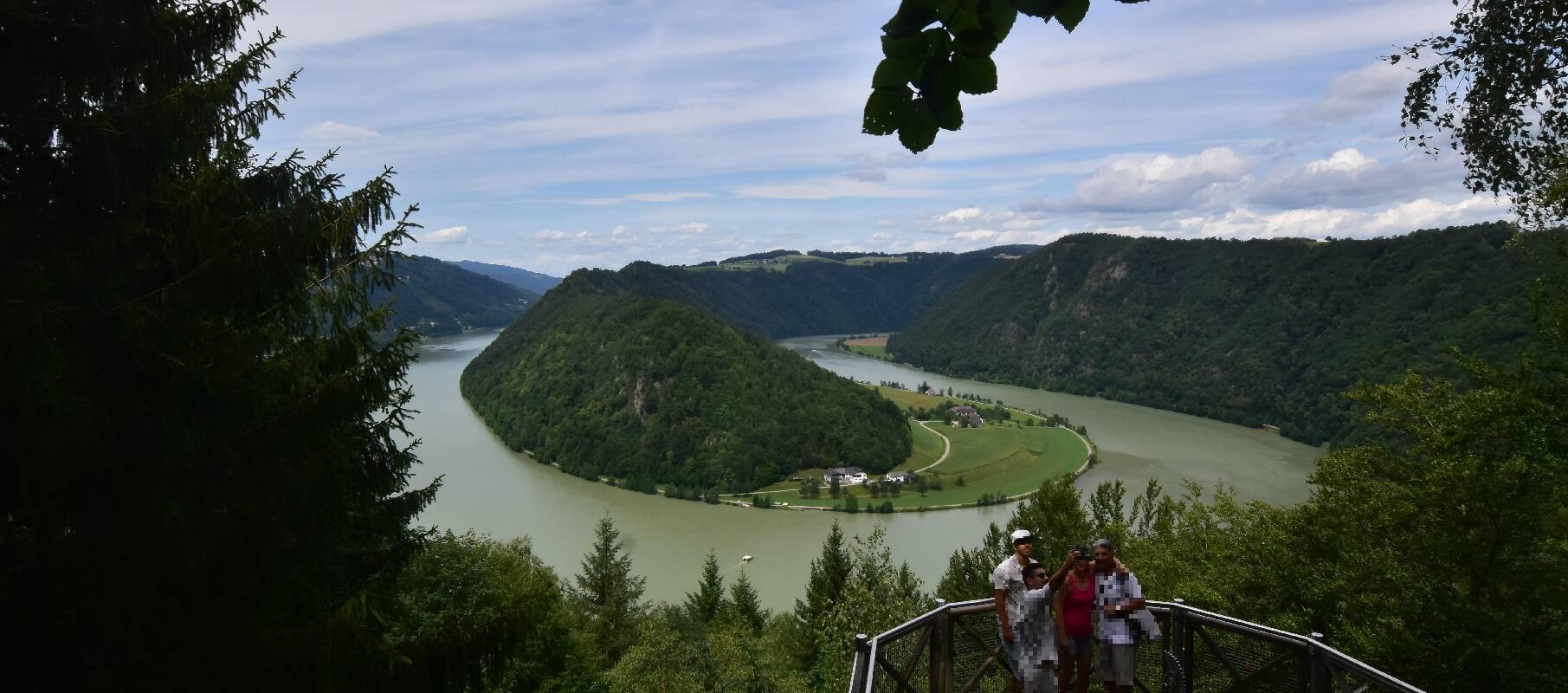 Archiv Foto Webcam Schlögener Schlinge im Oberen Donautal