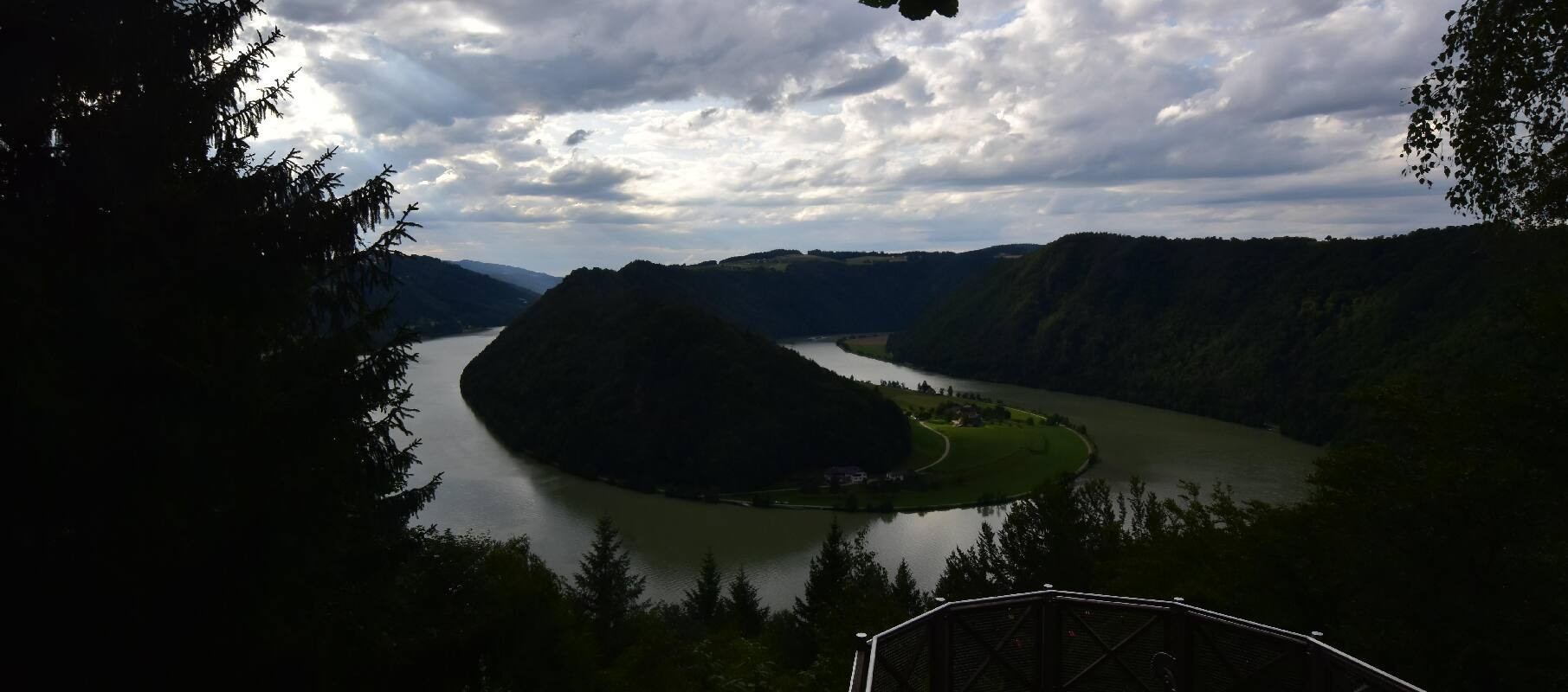 Archiv Foto Webcam Schlögener Schlinge im Oberen Donautal