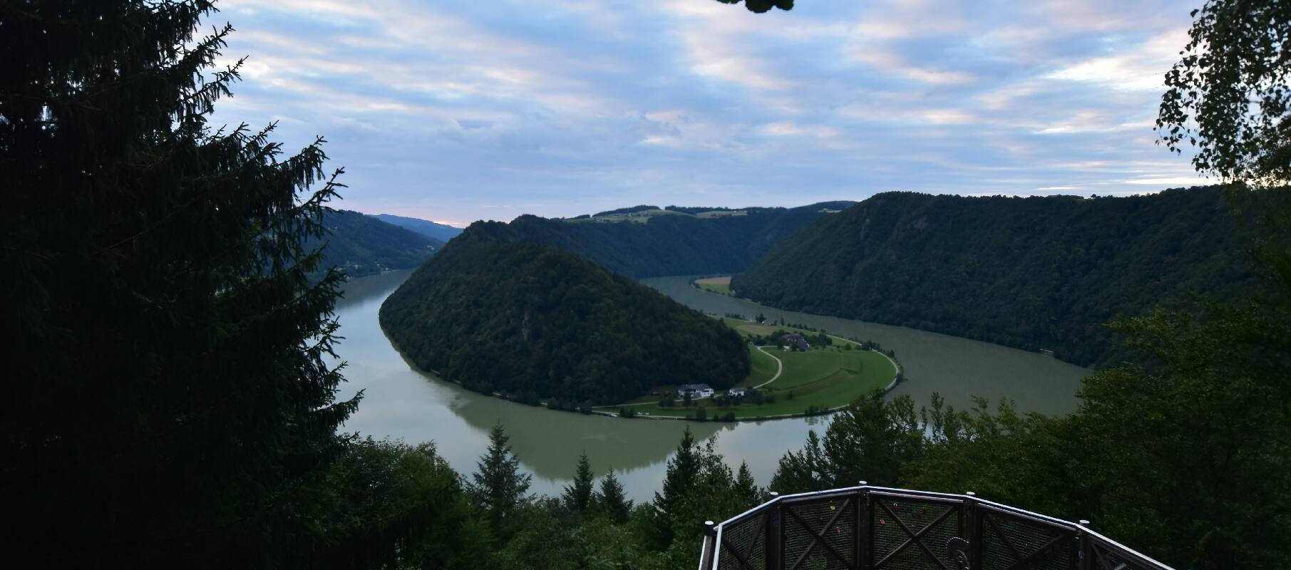 Archiv Foto Webcam Schlögener Schlinge im Oberen Donautal