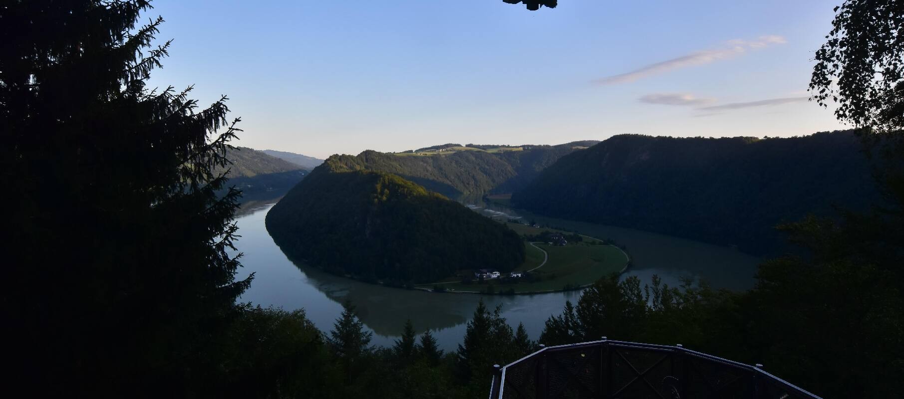 Archiv Foto Webcam Schlögener Schlinge im Oberen Donautal