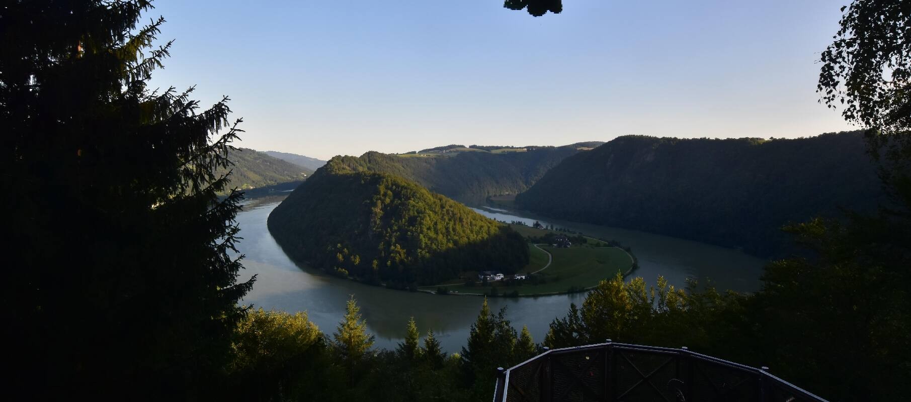 Archiv Foto Webcam Schlögener Schlinge im Oberen Donautal