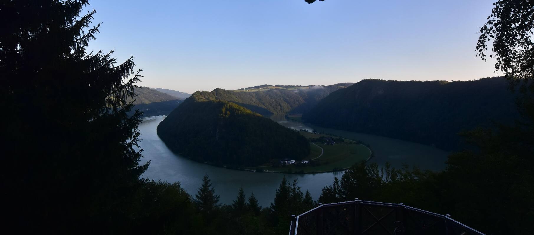 Archiv Foto Webcam Schlögener Schlinge im Oberen Donautal