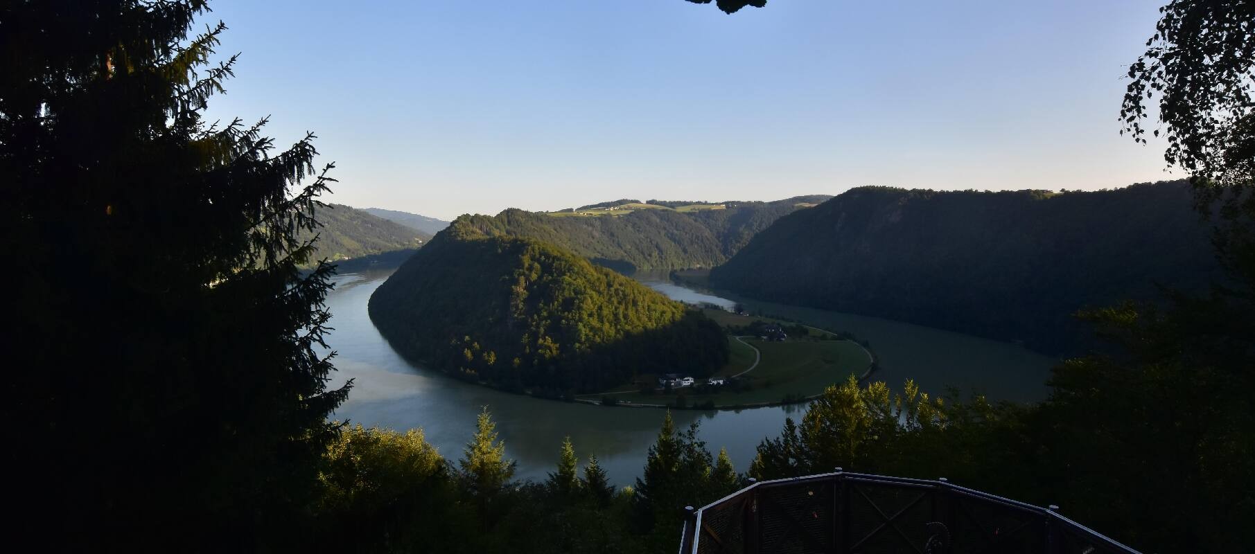 Archiv Foto Webcam Schlögener Schlinge im Oberen Donautal