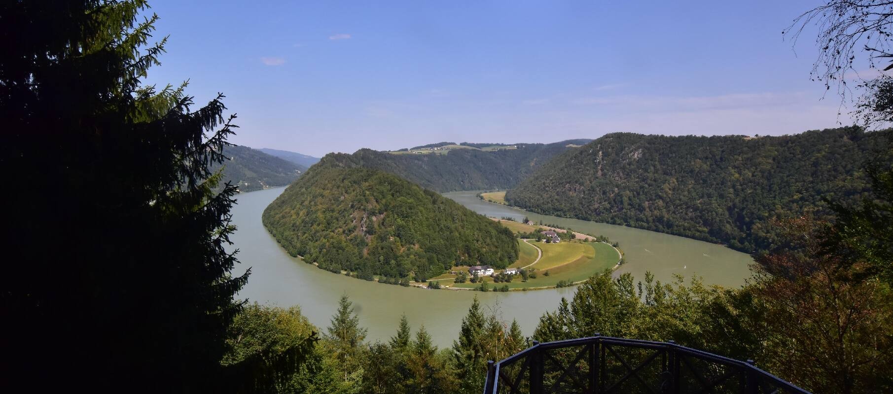 Archiv Foto Webcam Schlögener Schlinge im Oberen Donautal