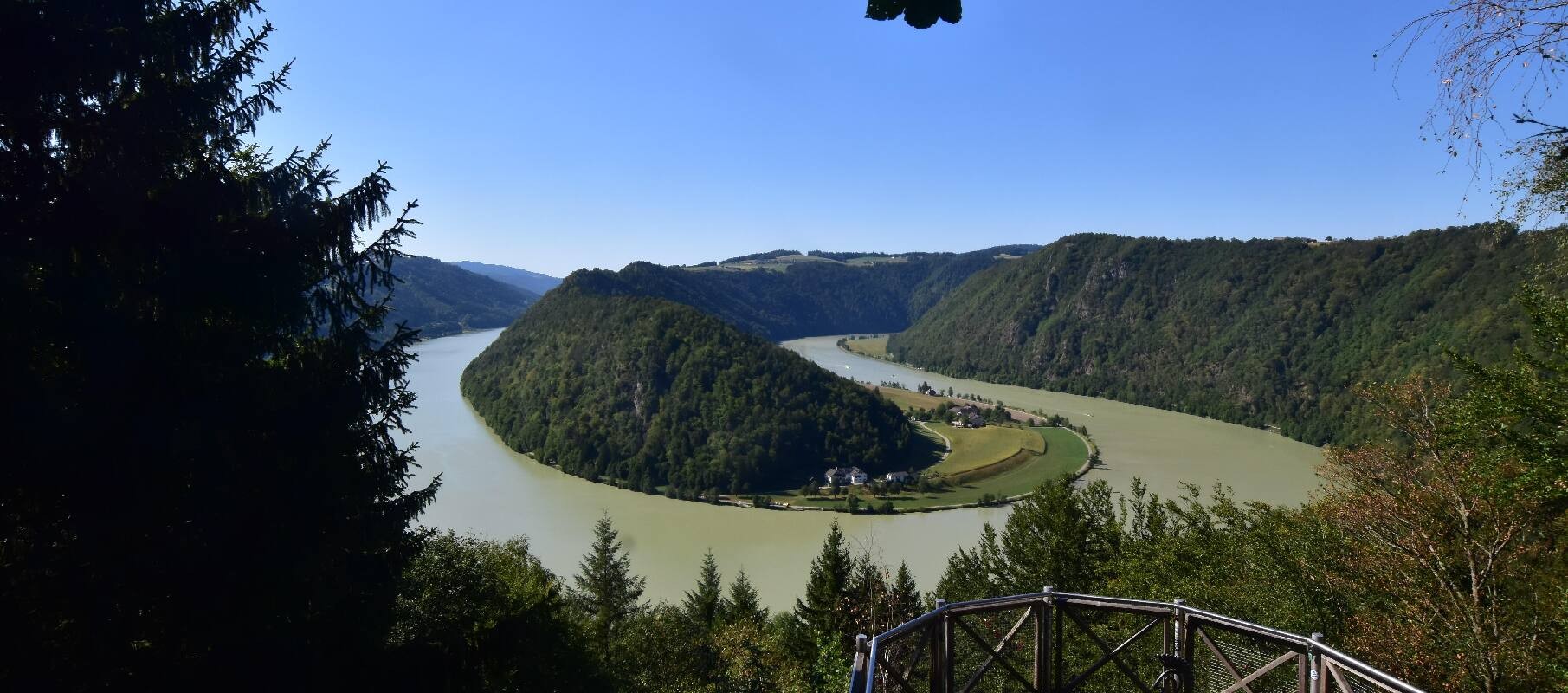 Archived image Webcam Haibach: Schlögener Donauschlinge