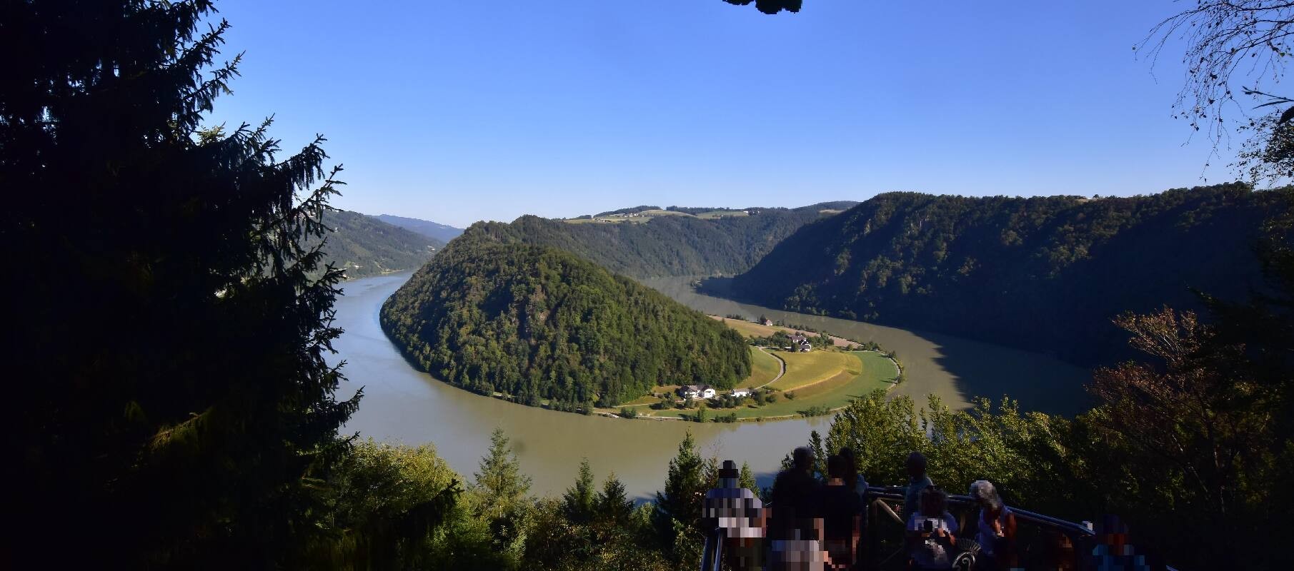 Archiv Foto Webcam Schlögener Schlinge im Oberen Donautal