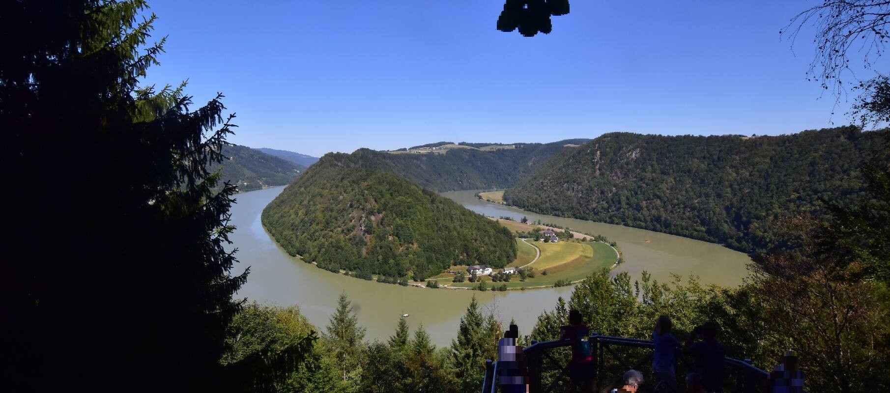 Archiv Foto Webcam Schlögener Schlinge im Oberen Donautal
