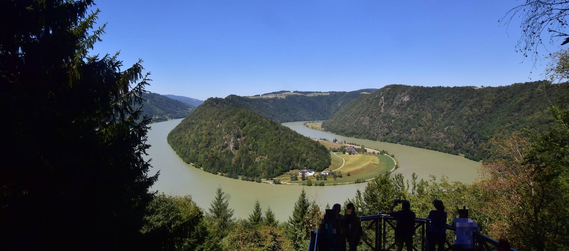 Archiv Foto Webcam Schlögener Schlinge im Oberen Donautal
