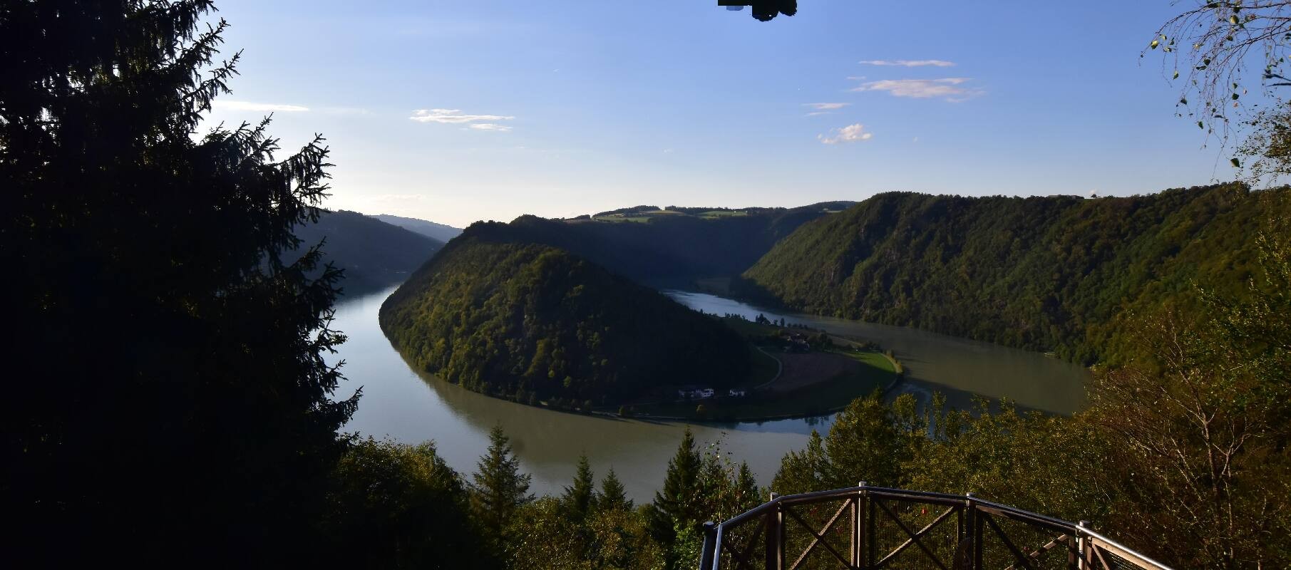 Archiv Foto Webcam Schlögener Schlinge im Oberen Donautal